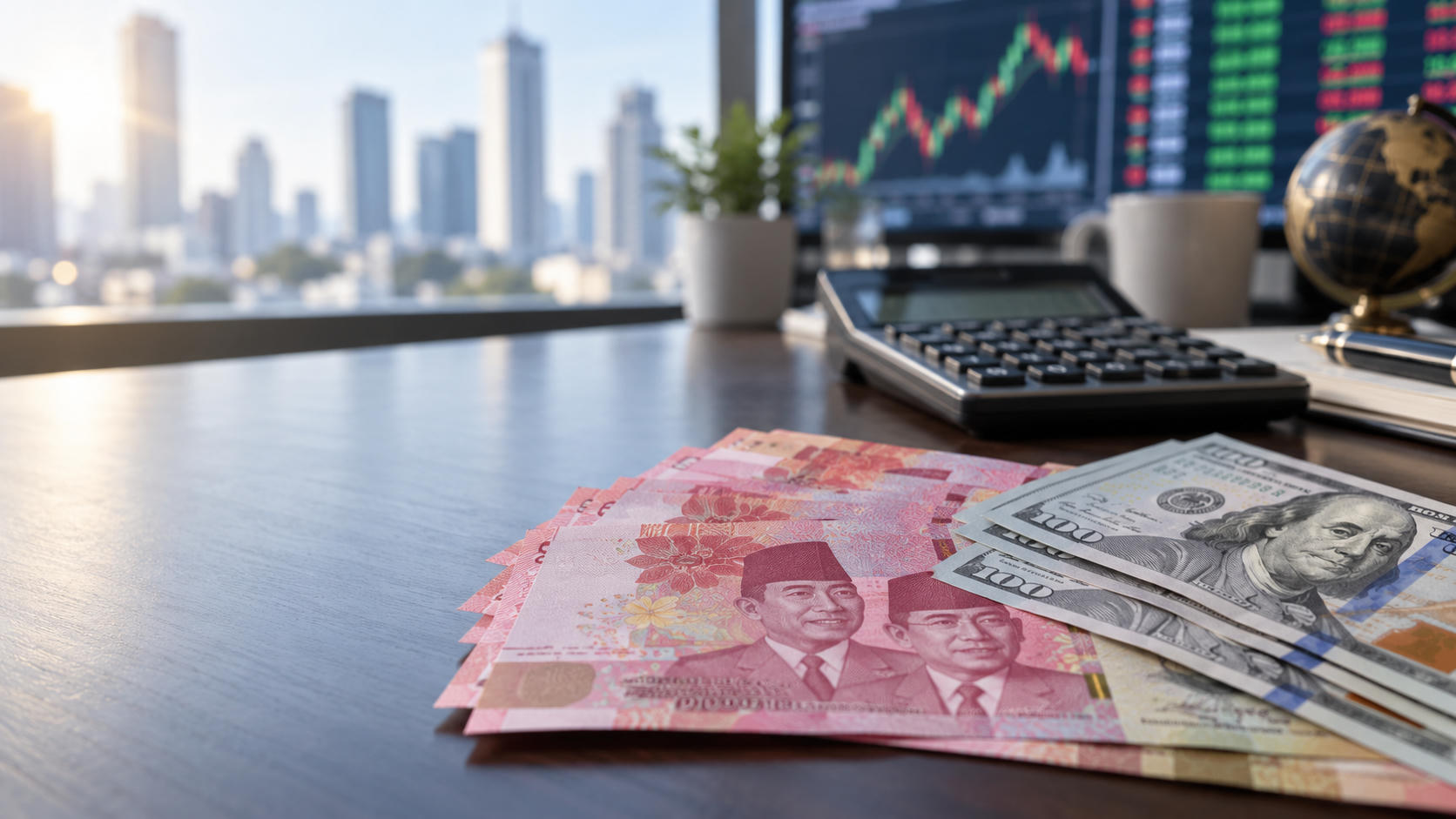 Rupiah Dibuka Rp17.968 per Dolar AS Hari Ini