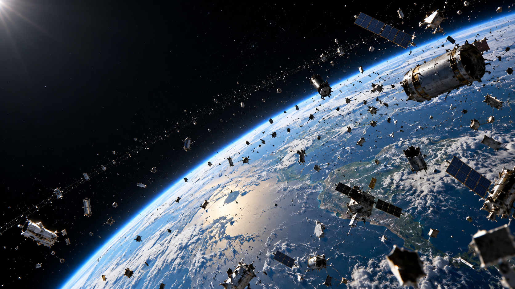 Sampah Luar Angkasa: 17 Ribu Ton Puing Mengorbit Bumi