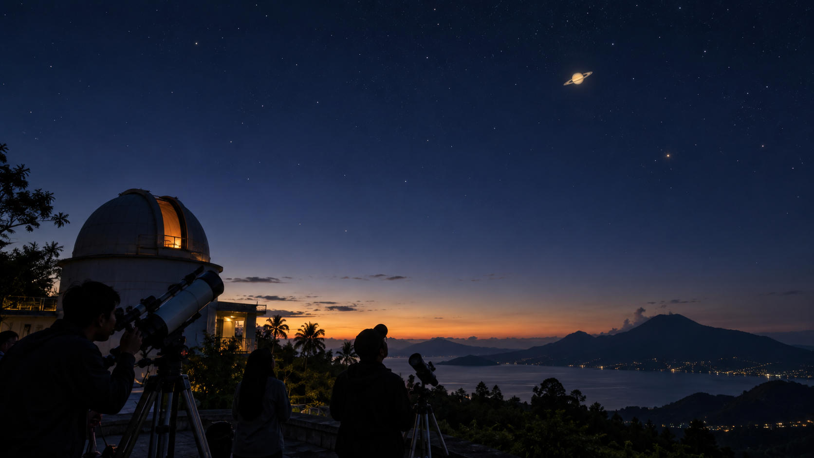 Saturnus Hiasi Langit pada 4 Oktober 2026