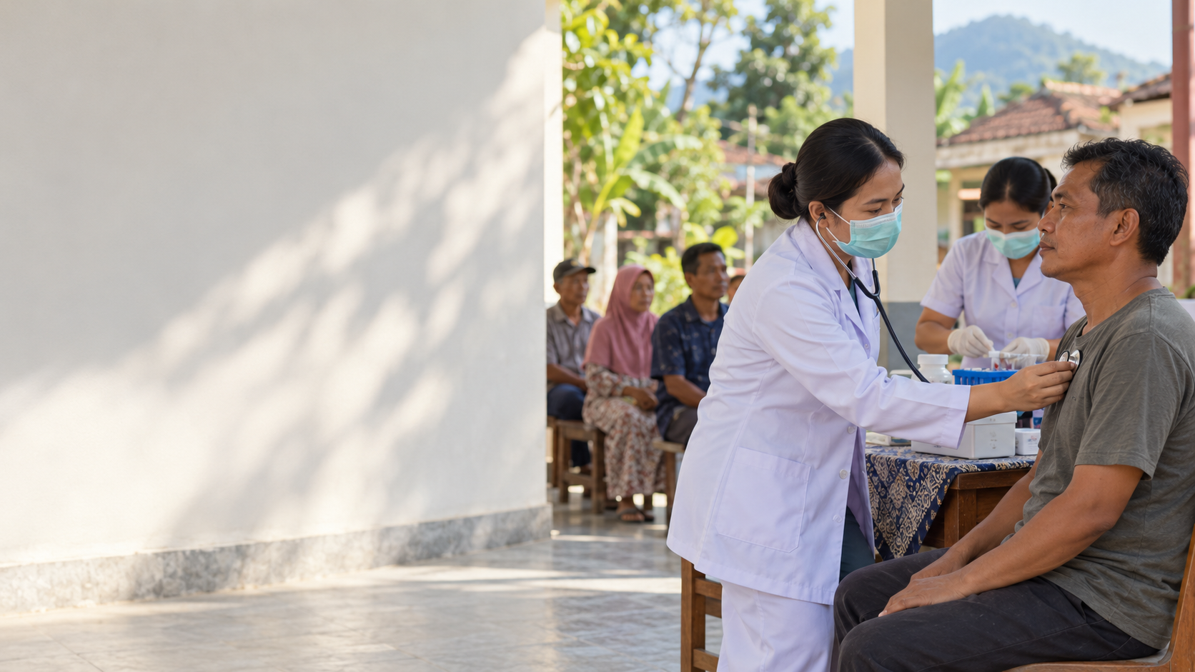 Skrining TB Puskesmas Kelapa Dua di Kalipaten