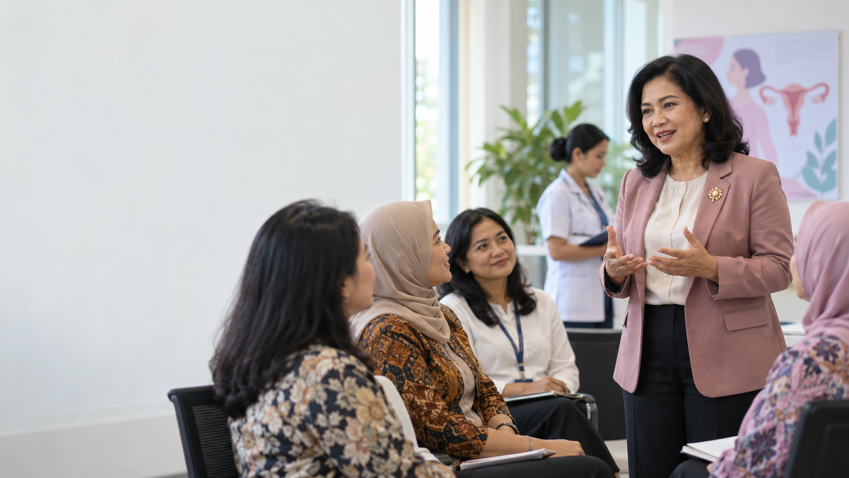 Sri Suparni Bahlil Ajak Pegawai ESDM Cegah Kanker Serviks