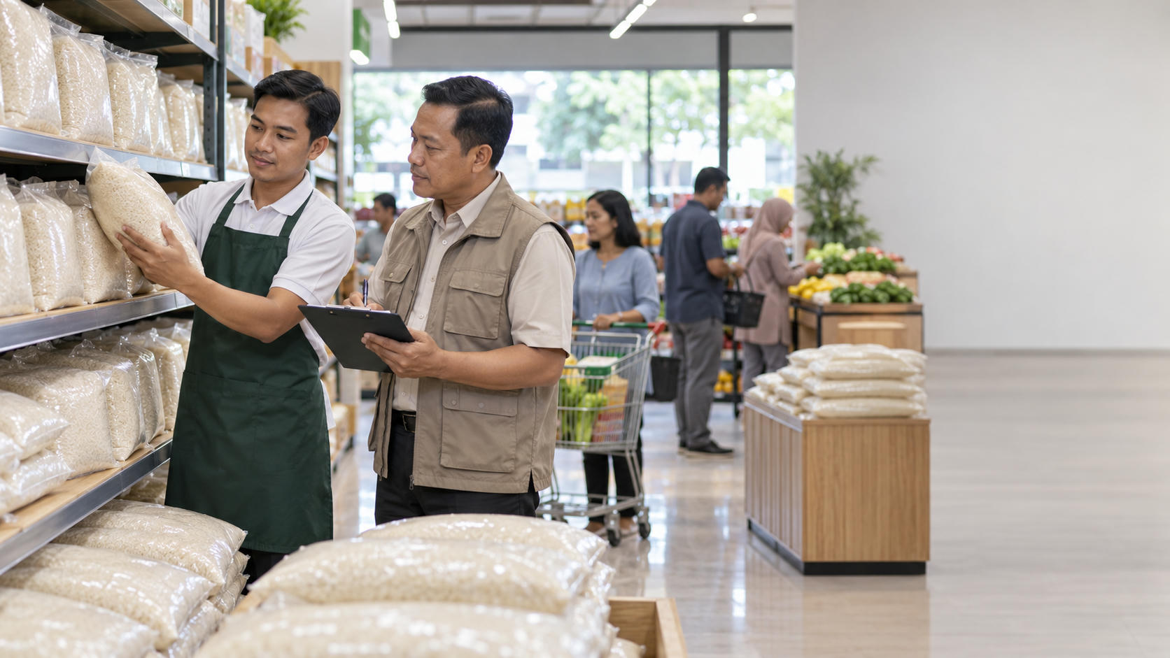 Stok Beras Premium di Ritel Dipastikan Aman