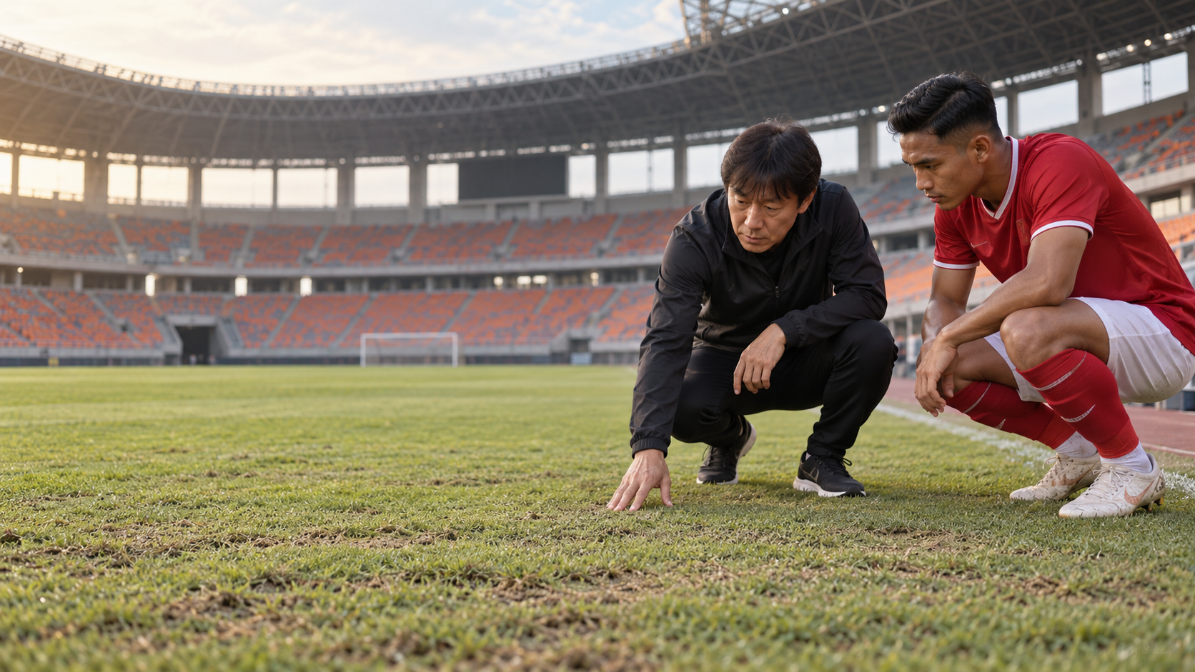 STY dan Rizky Ridho Soroti Rumput JIS: Apa Dampaknya?