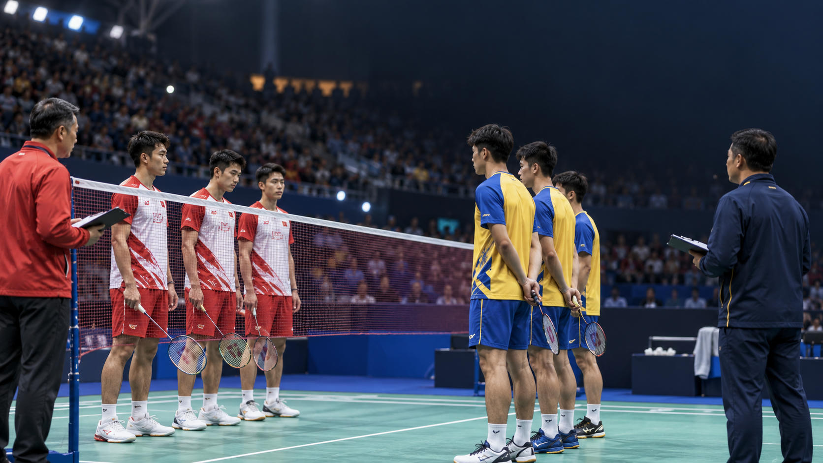 Susunan Pemain Indonesia vs Malaysia di Badminton Beregu Putra