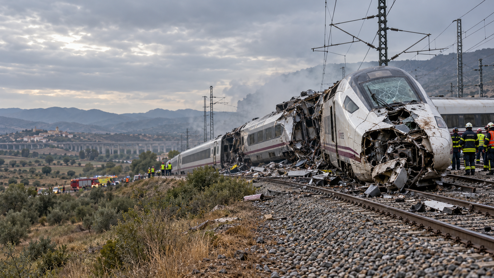 Tabrakan Dua Kereta Cepat di Spanyol, 64 Orang Tewas