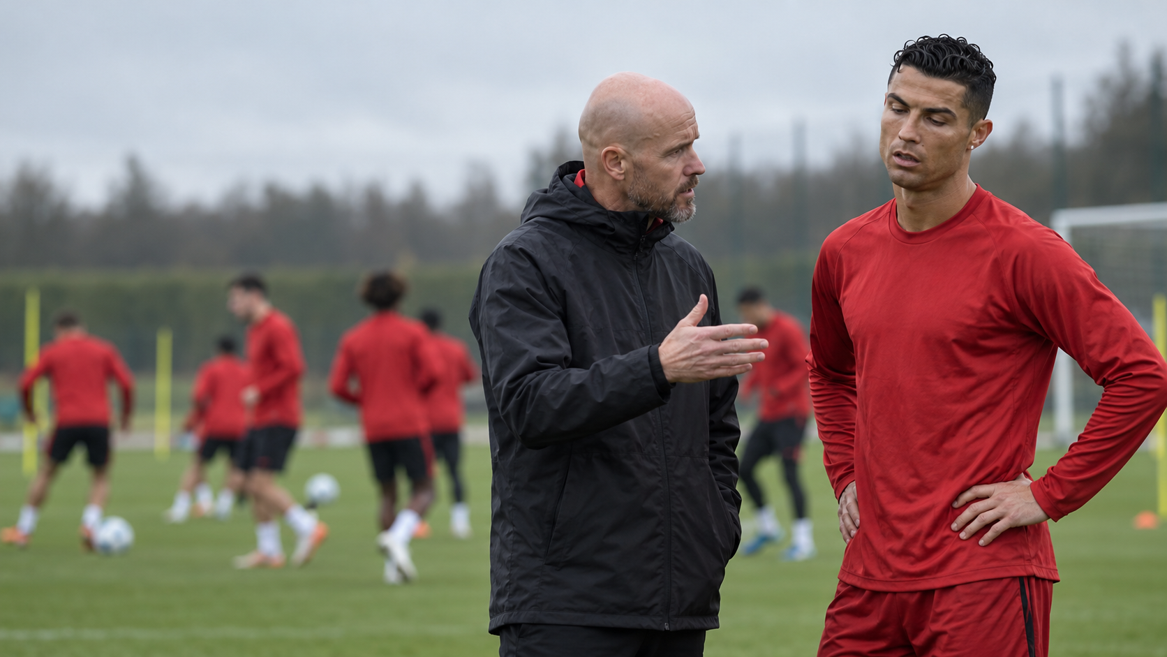 Ten Hag Sebut Ronaldo “Malas Latihan” di MU