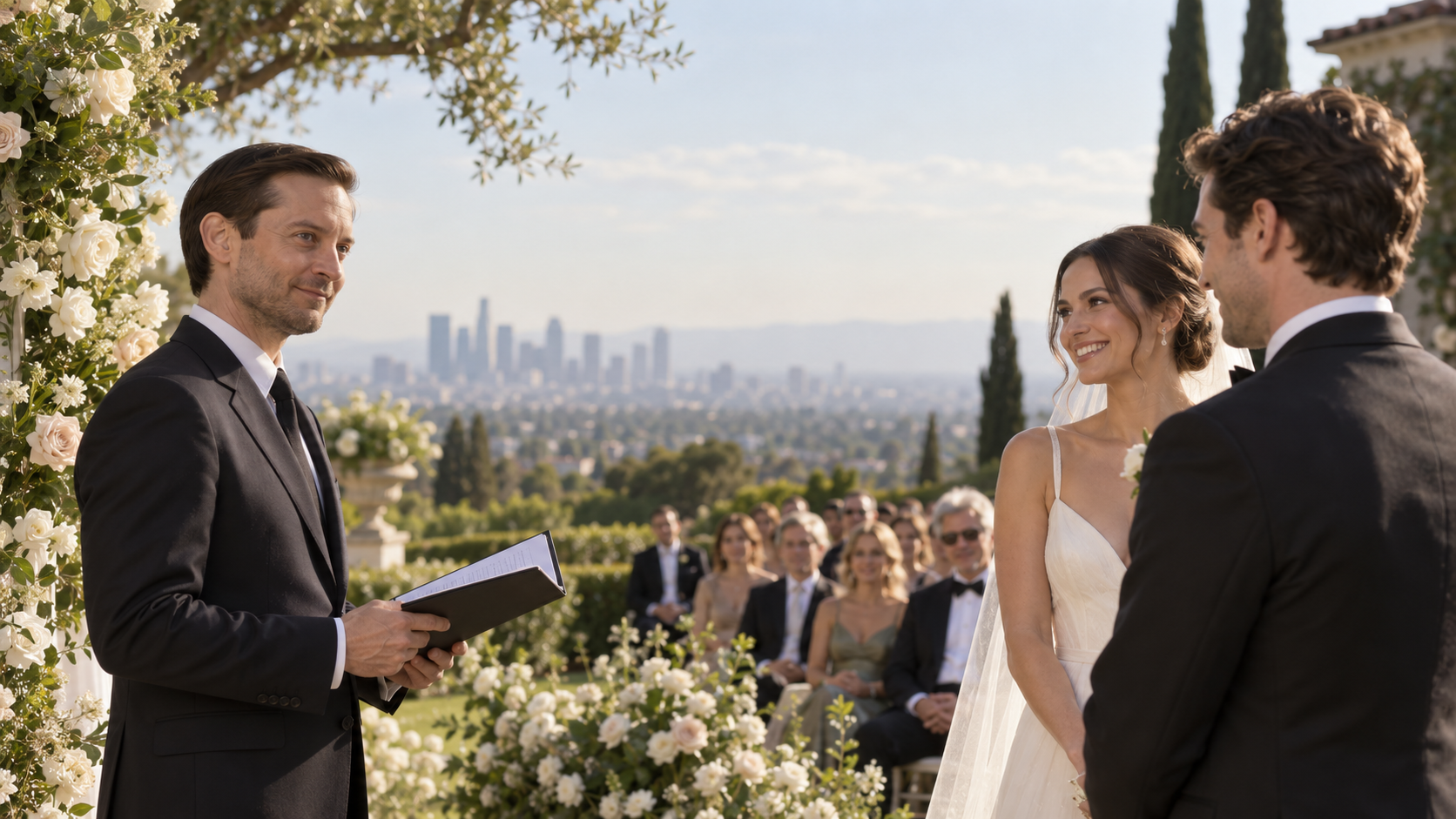Tobey Maguire Disebut Penghulu Pernikahan Jennifer Meyer