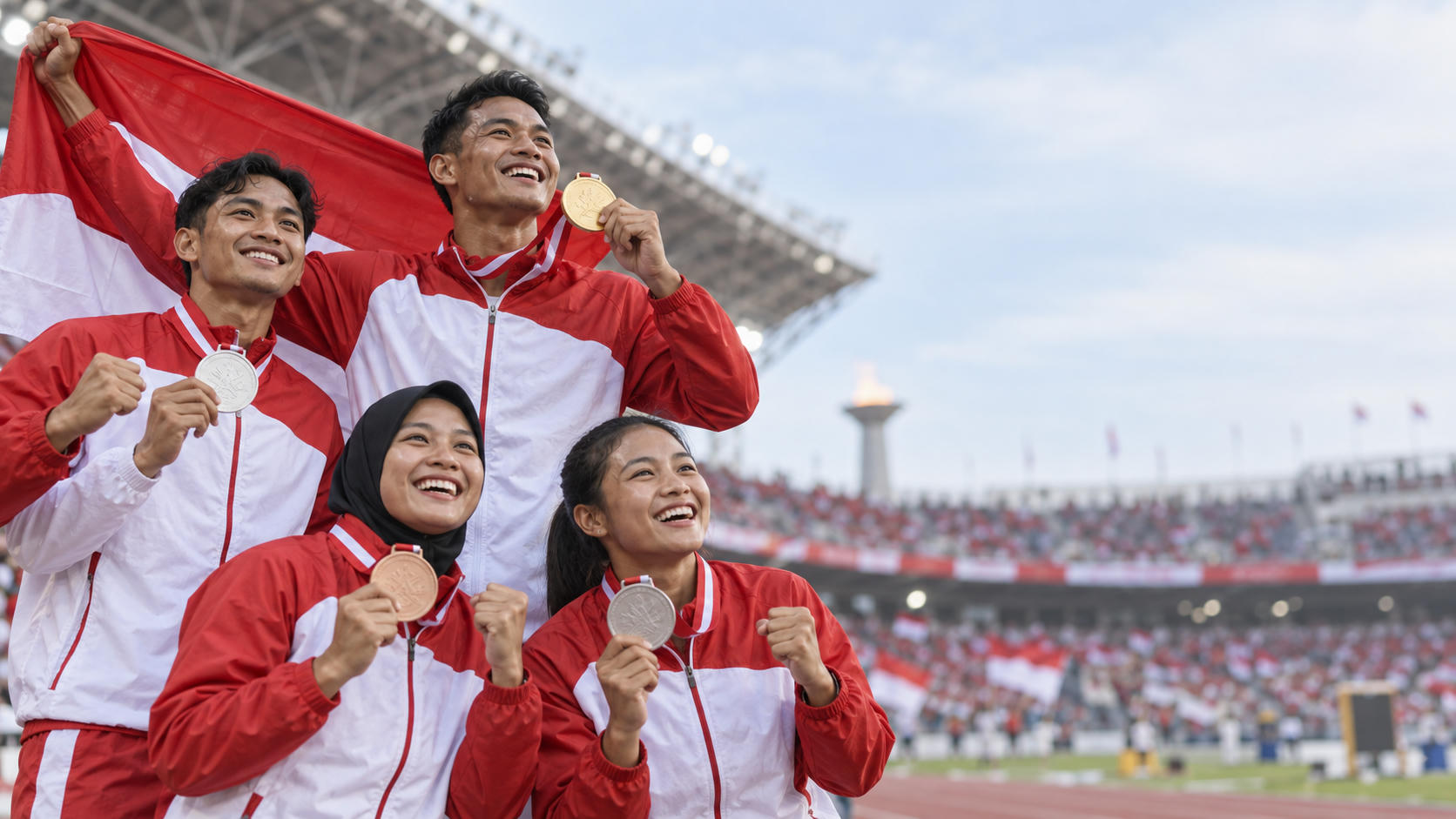 Update Medali Asian Games 2026: Indonesia Raih 30 Medali