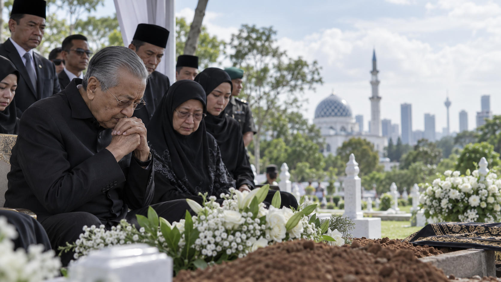 Verifikasi Kabar Pemakaman Istri Mahathir Mohamad