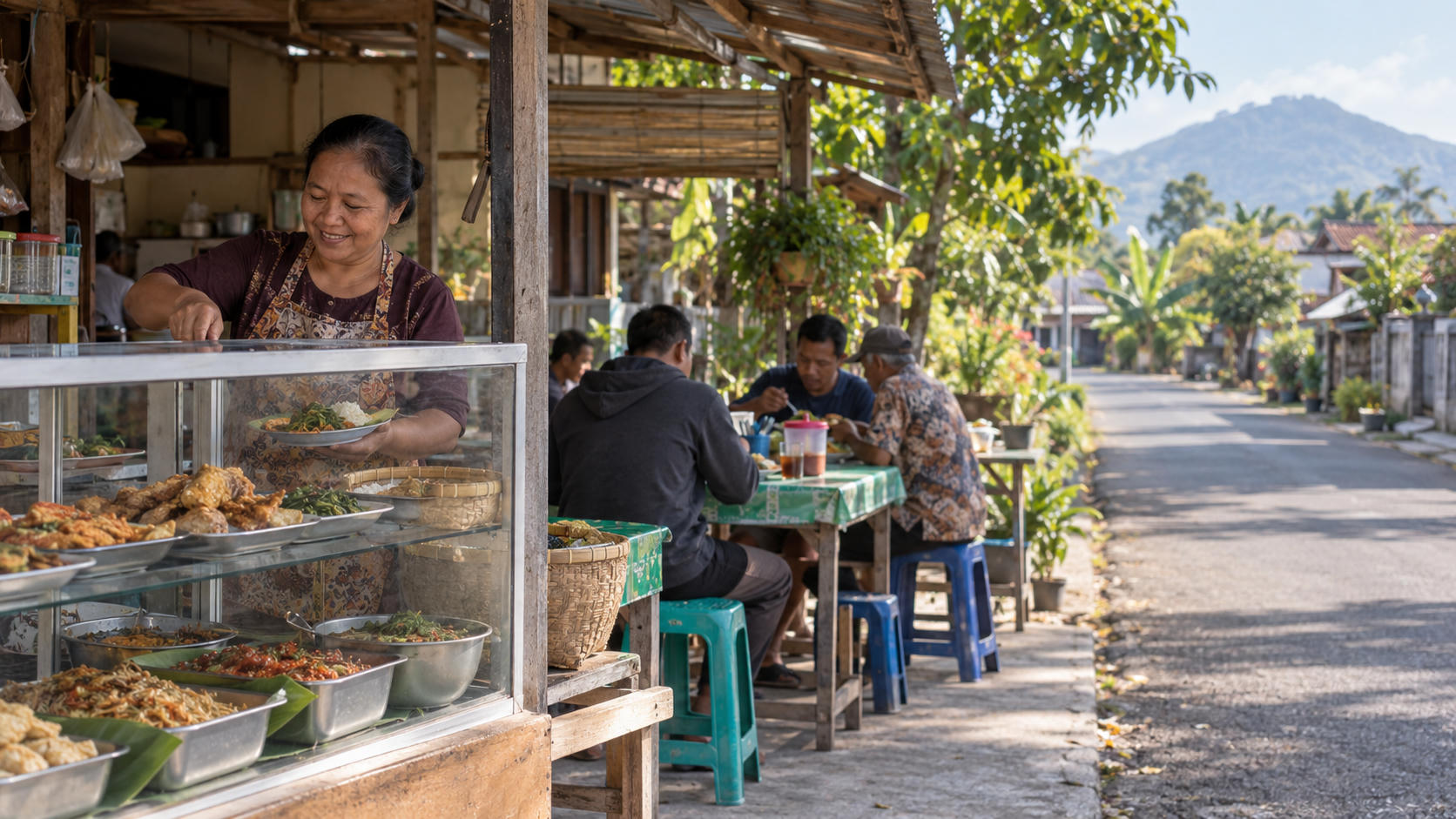 Warung Makan Nunung Kini Berjualan di Boyolali
