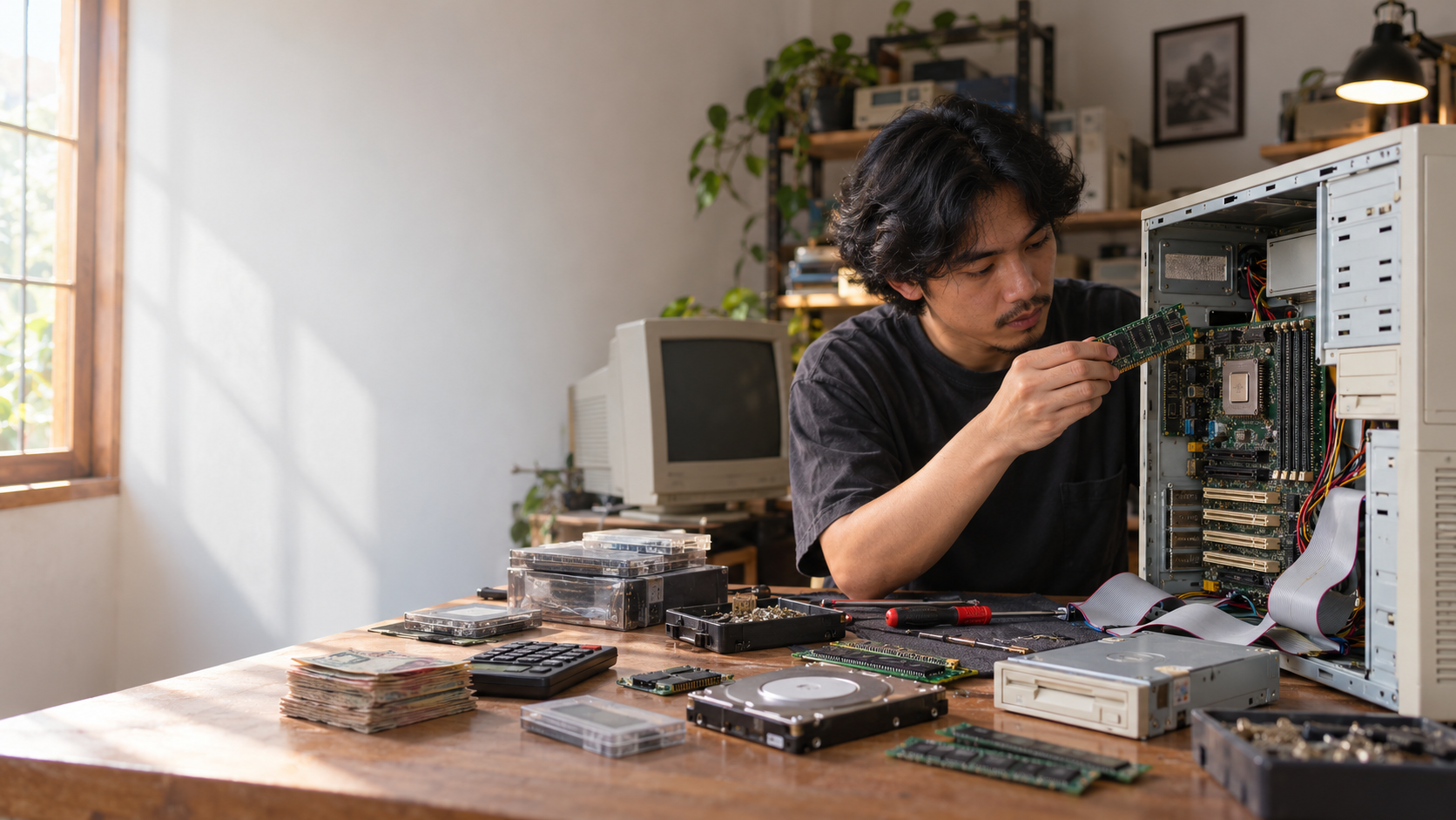 YouTuber Rakit PC Pentium MMX 1996, Komponen Mahal